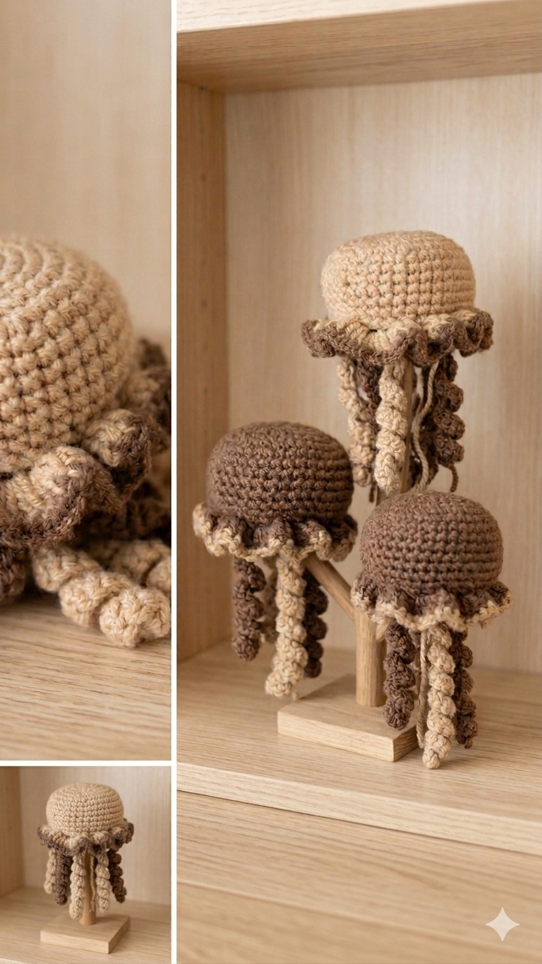 Mocha Regular Sized Jellyfish