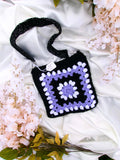 Black Essence Crochet Tote