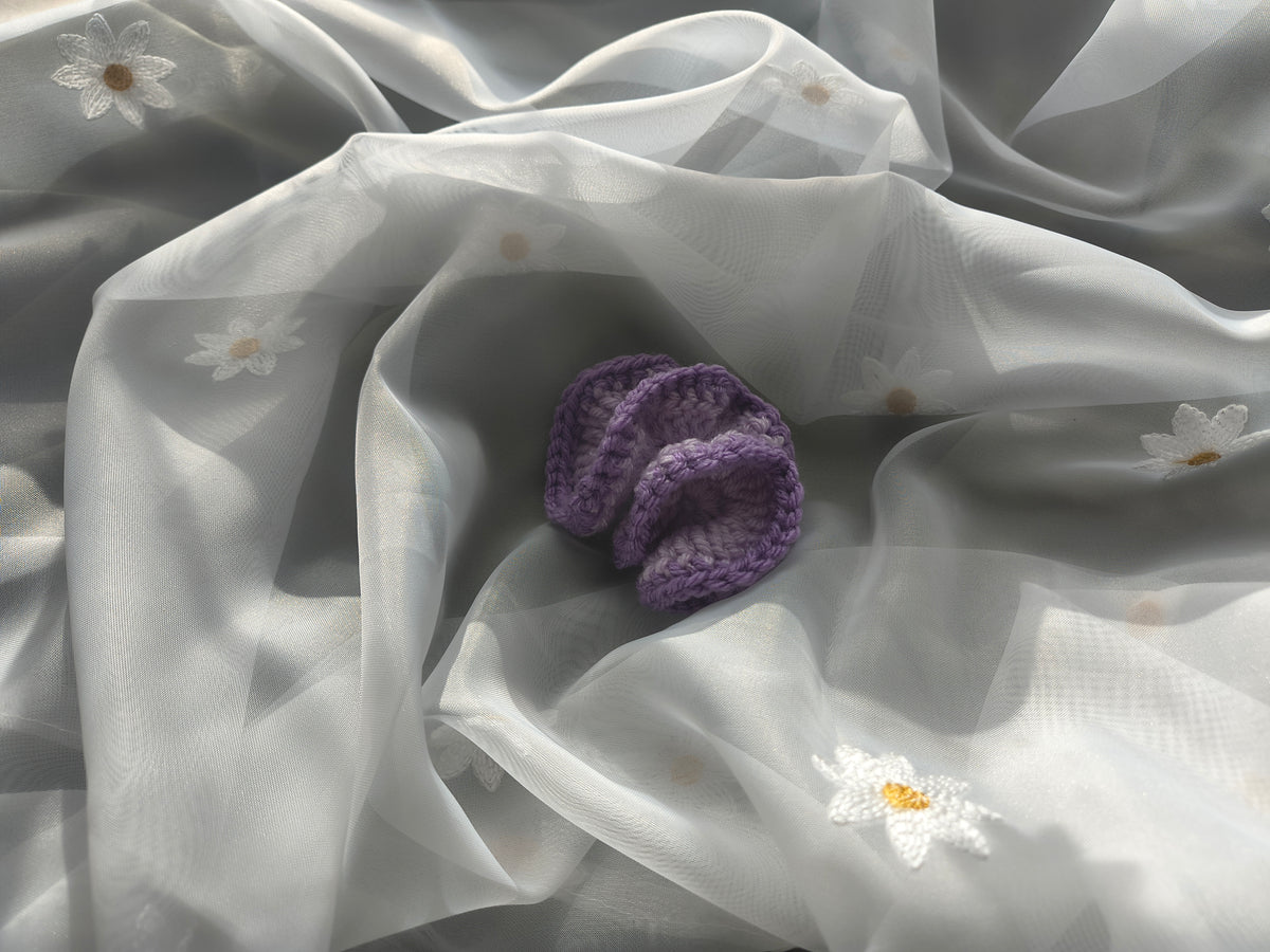 Lilac Based (Lavender Mixed) Scrunchie