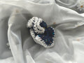 Midnight Confetti Scrunchie